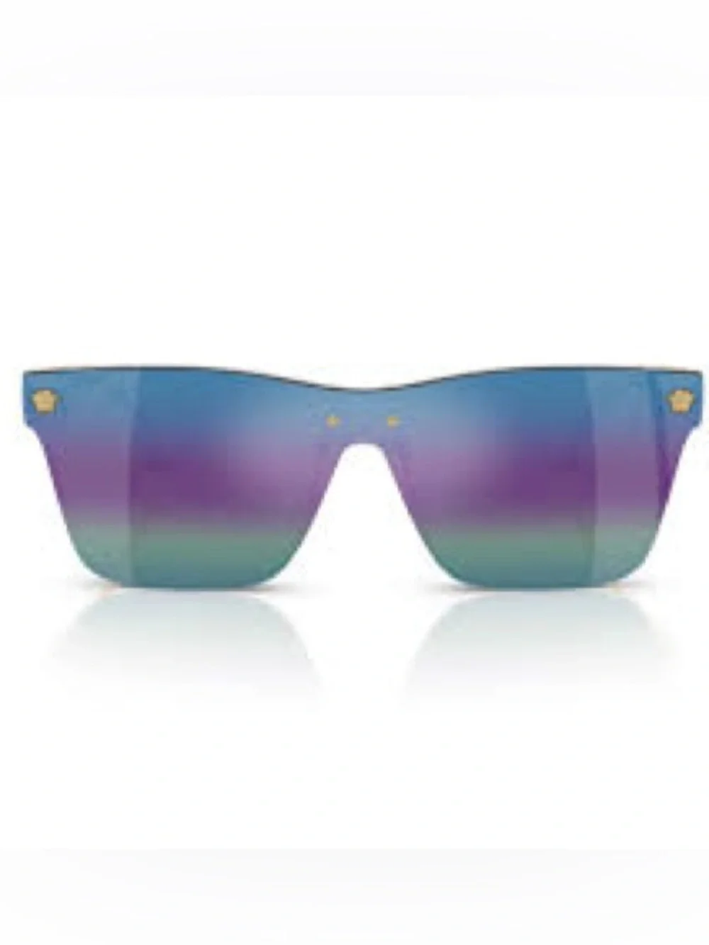 Versace Kids Shield Sunglasses - Purple Blue Green Gradient